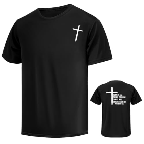 Mens Cross Quick Dry T-Shirts Breathable Gym Workout Shirts for Men and Youth Lightweight Short Sleeve Tees