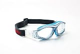 Freebee Unisex Kids Sports Safety Glasses Protective Goggles for basketball soccer (transparent blue