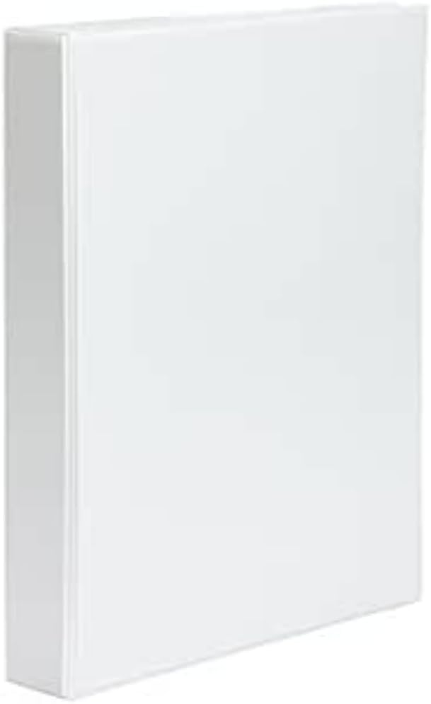 Pardo 781946 - White Customizable 4 Rings Folder, 40mm A4 Size