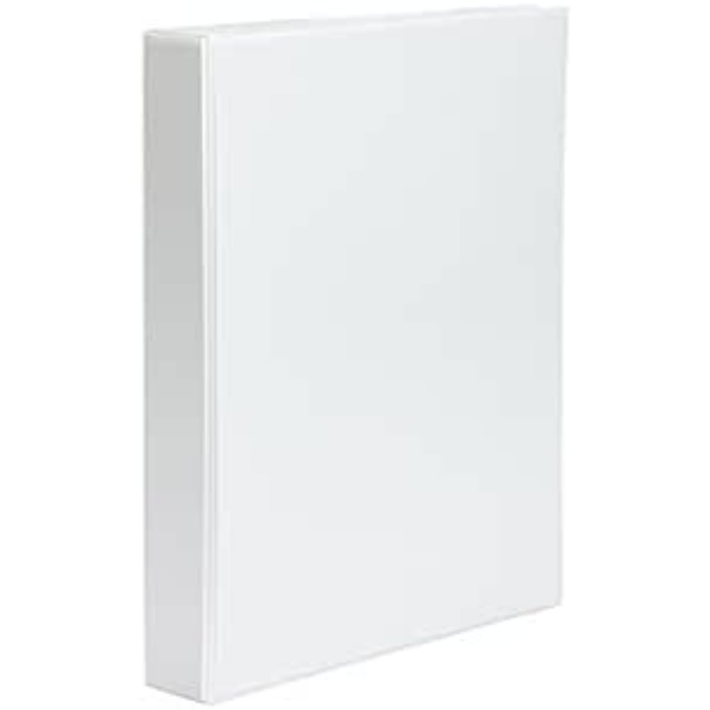 Pardo 781946 - White Customizable 4 Rings Folder, 40mm A4 Size
