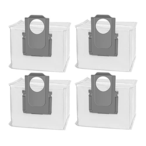 MOPEI Bolsas desechables para robot aspirador Roborock Q7+ Q7 Max+ S7 MaxV Ultra S7 Pro Ultra Q5 Plus (4) Cover