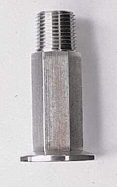 Edwards C105-01-414 Vacuum Pump Fittings, 316L SS Adapter, NW 25 to 3/4"BSP(M)