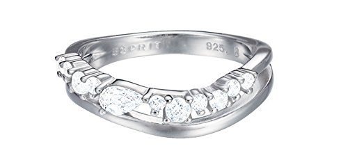 Bague femme Esprit argent 925 et zirconium, le bijou idéal pour illuminer vos tenues de bureau