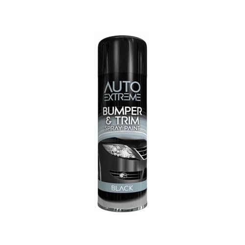 YSAMAX Bumper And Trim Black Spray Paint, Durable Formula, Ideal For Both Small Touch-Ups And Larger Areas, 300ML, (1PCS)
