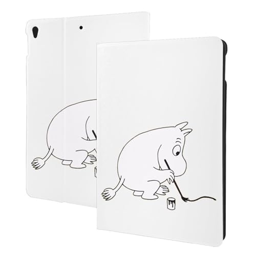 Compatible with ムーミン iPad Pro ケース 2024 11インチ(最新型) iPad Pro 11インチ ケース タブレットケース Ipad pro タブレット ケース 第5世代 PUレザー 二つ折スタンド 角度調整 横置きスタンド