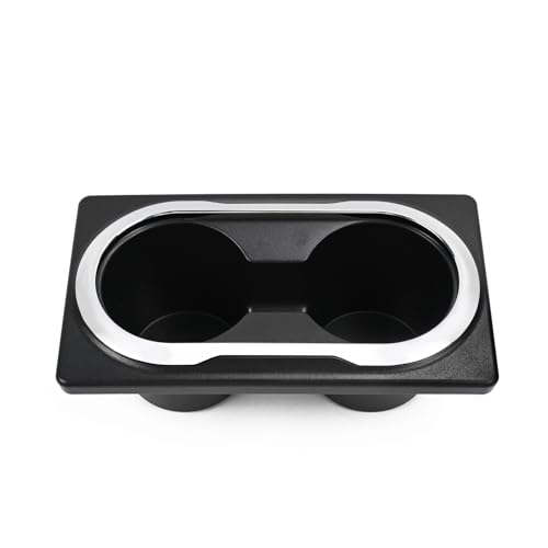 Portavasos para consola central Nissan Titan 2016-2024 negro miniatura 1