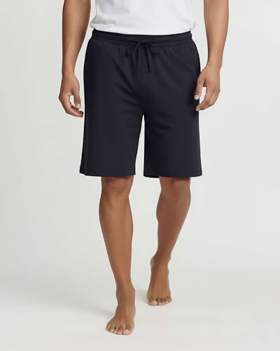 Image of 3 Pack Men's Pajama Shorts Sleep Lounge Casual PJ Comfy Cooling Pockets | Available In Big & Tall, Soft, Stretchy, Breathable, Elastic Waist, Athletic, Gym, Workout, Sweat, Summer, Night, Bottoms