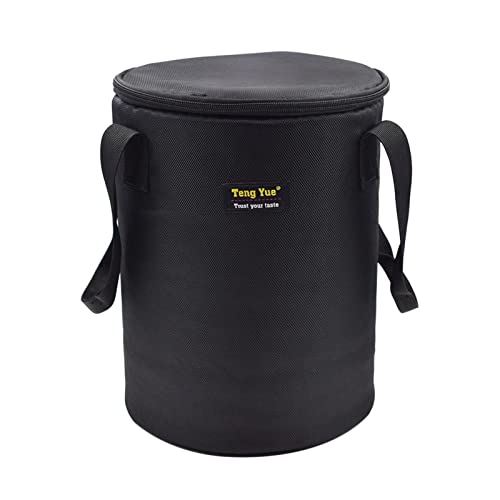 Oshhni Sac de rangement fermetures à glissière Facile à nettoyer Totes Poubelle Corbeille à litière pour ordinateur hôte Entreprise des ordures Cover