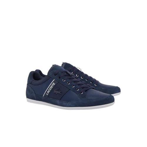 Lacoste Men's Chaymon Sneaker, Navy & White, 7