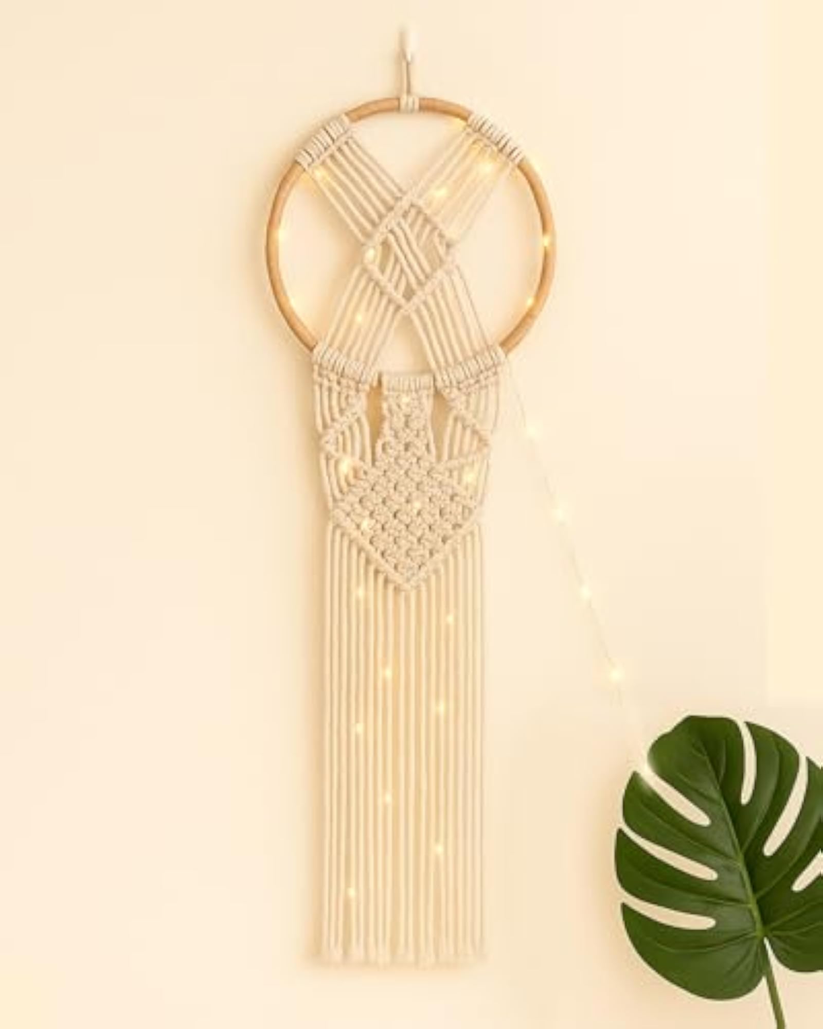 Large Handmade Macrame Wall Hanging Dream Catcher Decor