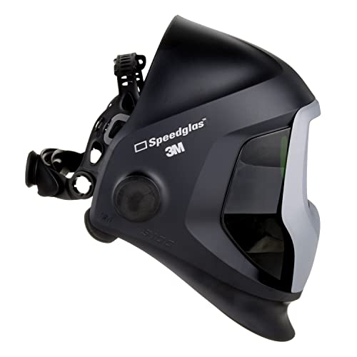 3M Speedglas 9100 Welding Helmet 06-0300-51Sw, With Sidewindows, Headband And Silver Front Panel Medium #TOP6