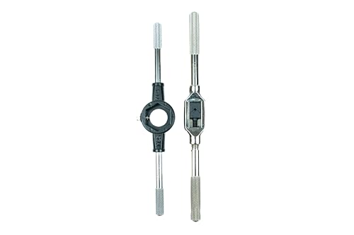 Image of Century Drill & Tool 98904 Fractional Tap & Die Set, 24 Piece | external thread cutting, thread restoration