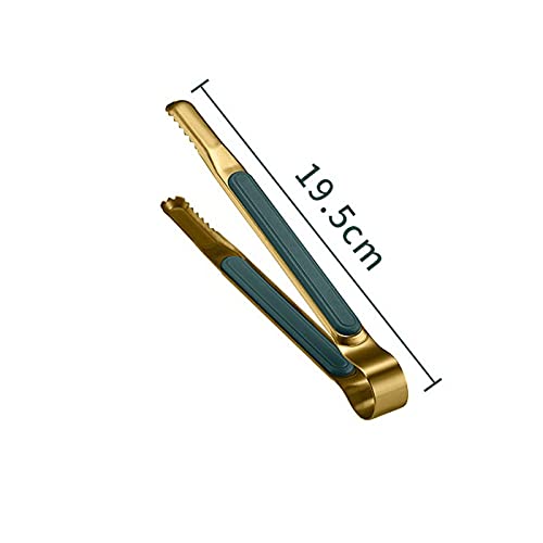 Pinzas for bolsas for alimentos Pinzas for alimentos de acero inoxidable ámbar Pinzas for servir antideslizantes for barbacoa Carne Ensalada Pan Utensilios de cocina Utensilios de cocina, pin