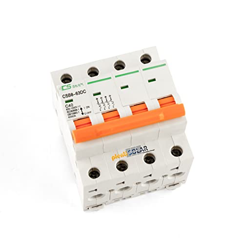 plenti SOLAR DC LS Schalter Sicherungsautomat Leitungsschutzschalter DC 1000V 4P 63A
