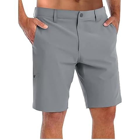 COOFANDY Men's Quick Dry Board Shorts with Zipper Pockets Cover