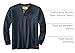 Legendary Whitetails Mens Henley Shirt Long Sleeve Heavyweight Double Thermal Layer, Navy, 2XL