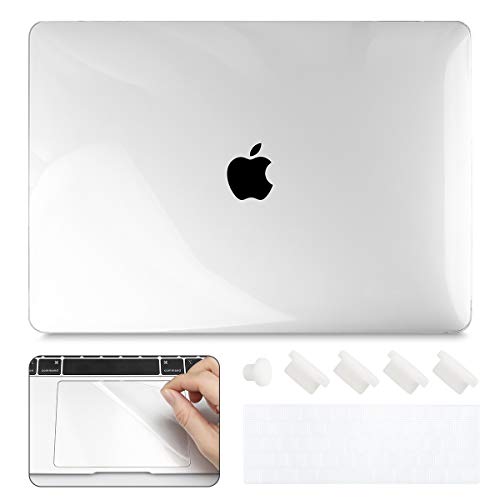 CISOO MacBook ケース クリア MacBook Pro 13インチ ケース Touch Bar搭載 A1706/A1989/A2159対応 2016-2020 おしゃれ ハードカバー 薄型 耐衝撃 軽量 日本語 JIS配列 キーボードカバー ト