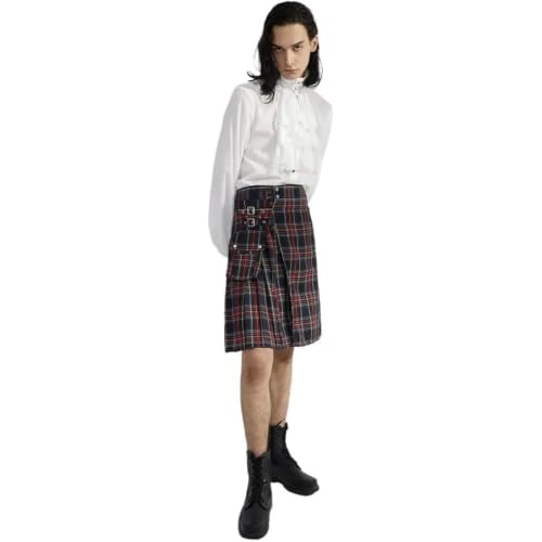 Kilt escocés para hombre falda tradicional utility con tablas highland 4