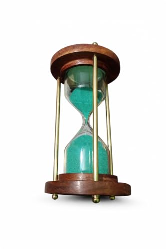 Image of ICON 1 Minute Wooden Sand Timer Hourglass | Study, Kitchen, Yoga Timer | Kids Learning Tool | Perfect for Gift & Bulk Orders