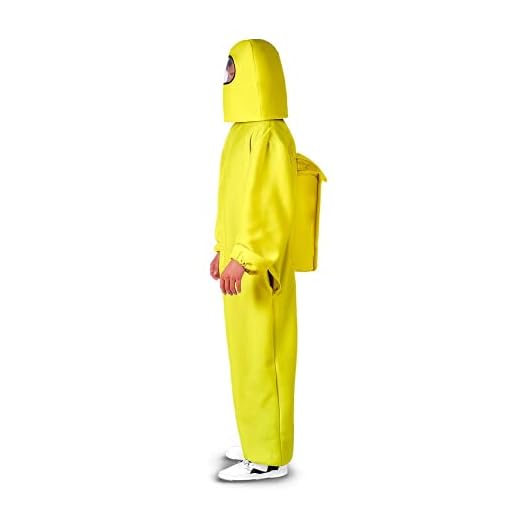 My Other Me disfraz de among us para adulto impostor varias tallas y colores (AMARILLO, M/L)