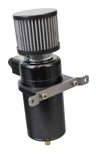 Image of Moroso 85414 Billet Breather Tank Catch Can, Dual Inlet, #8AN Male