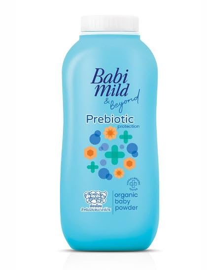 Babi mild Organic Baby Powder with Prebiotic Protection, 160gm/baby powder suitable for newborn baby and everyone in the family combined with natural prebiotic extracts,clean and cuddly scent/product of Thailand.-image-4