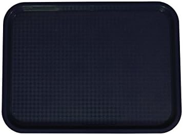 Update International FFT-1418BK Fast Food Tray Black, 14 x 18 in, Polypropylene (Recyclable Plastic)