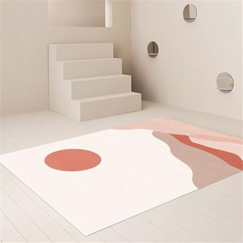 Tapis confortable pour chambre de fille rose sans décoloration et stable - 2