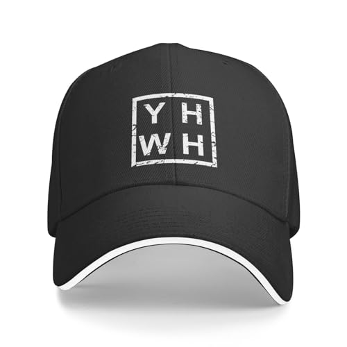 Gorra de béisbol ajustable unisex color negro miniatura 2