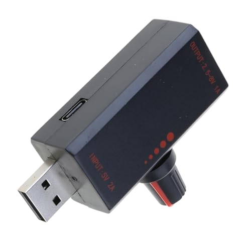Hqunjikp Controlador de velocidad del motor | Controlador regulador de velocidad de agua de 5 V, regulador de protección de control USB ajustable para taller diario, escritorio, camping, refrigeración