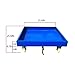 Industrial Drum Container Oil Drum Tray Leakproof Metal Tray with Drainage High Load Capacity,Blue2 Pcs25.6