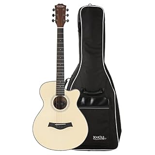 Rocktile WSC-101C NT Guitare acoustique folk, Concert Set compris gigbag - Les Beatles, Paul McCartney, John Lennon, RIngo Starr, George Harrison