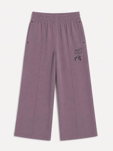 Image of Alan Jones Clothing Girl's Wide Leg Fit Mid Rise Track Pant