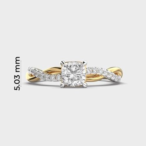 Bague demi-éternité argent résistant au ternissement