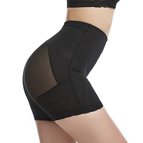 Jmung Seamless Butt Lifter Shapewear, High Waist Shapewear Boyshorts Briefs, Shapewear Bodysuit for Women Tummy Control Capri,Black,5XL