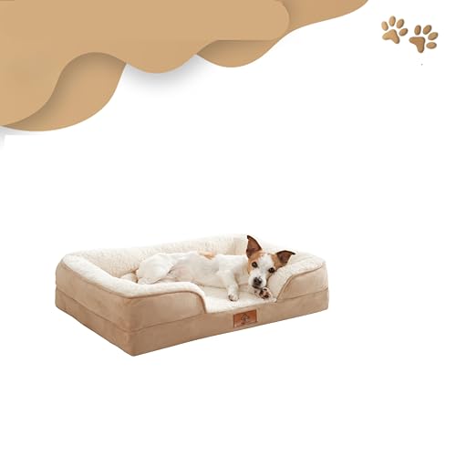 Premium Medium Dog Bed with Certified Orthopedic Memory Foam | Removable, Washable, and Breathable Dog Bed | Waterproof Cover (LARGE) - Image 4