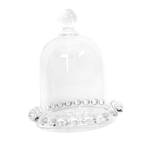 Gatuida Multi-function Transparent Dessert Plate Compact Cake Tray for Household Use for Covering Cakes Vegetables More for Parties Giving