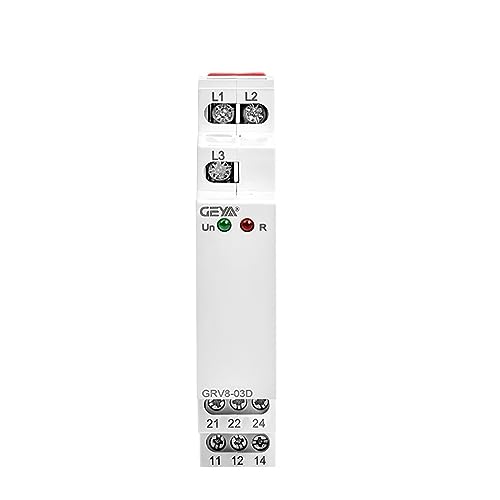 Relais de surveillance de tension GRV8-03, protection contre coupure de phase 8A