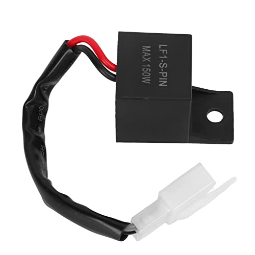 Relé intermitente LED de 2 pines Qqmora impermeable y duradero con parpadeo estable de precisión 4
