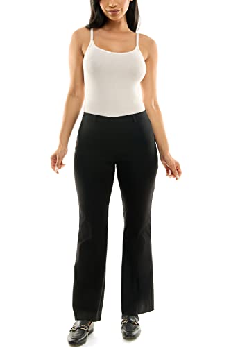 Zac & Rachel Women's Slim Leg Pants with Flared Opening Bottom4