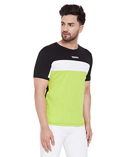 Image of GRITSTONES Printed Half Sleeve Round Neck T-Shirt for Men - GSHSPNT2512 P