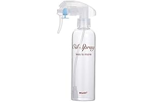 Olive Oil mister, Cooking Sprayer, 7oz Glass Continuous Spray Bottle