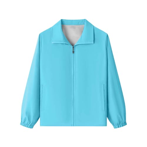 Manteau de pluie enfant imperméable et léger avec fermeture éclair pour l'école