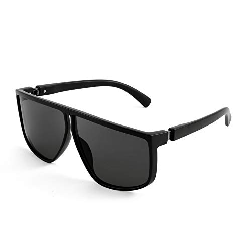 FEISEDY Square Oversized Sunglasses for Women Men Flat Top Fashion Shades B2669