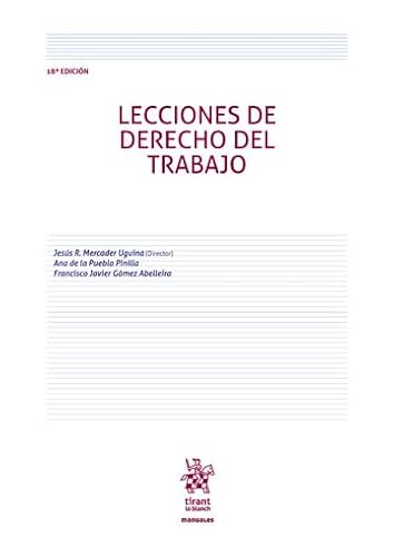 Lecciones de Derecho del Trabajo 18ª Edición (Manuales)