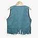 Boys Girls Western Cowboy Dress Up Halloween Party Vest Sleeveless Hem Fringe Tassel Waistcoat