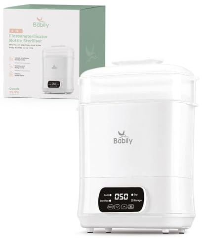 Stérilisateur de bouteille électrique éliminant 99,9% des bactéries avec séchage