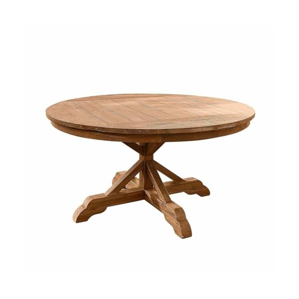 Loberon Gartentisch Wendreau Teakholz rund