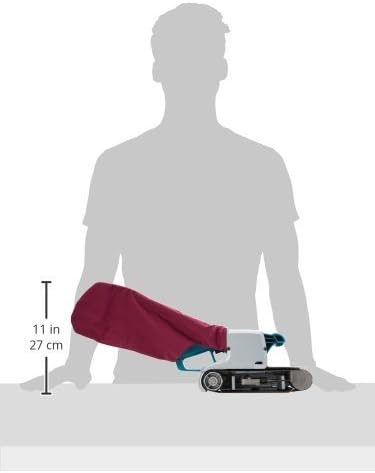 Miniatura 9 de MAKITA Lijadora de correa de 3 x 24 pulgadas, sin polvo, modelo 9924DB, azul