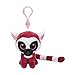 Produktbild TY 35029 Leeann 35029-Leeann-Clip Pluschtier, Lemur 8,5 cm mit Glitzeraugen Beanie Boo's, rosa